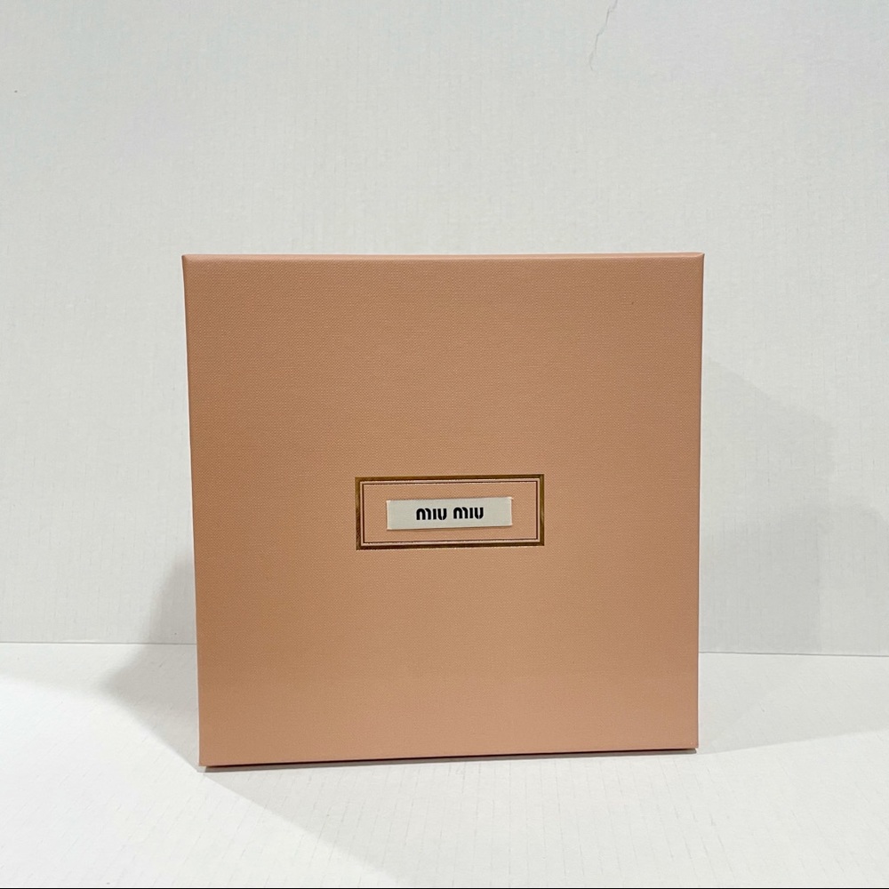 Miu Miu Authentic Gift Box Black 8 x 8 x 4…